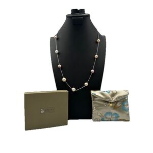 Honora Sterling Silver Pink & White‎ Fresh Water Pearl Collection Necklace VTG